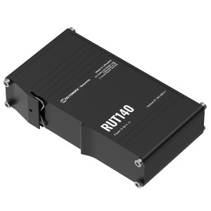 Teltonika RUT140 Modbus Router for secure network segmentation, 2 fast ethernet ports, WiFi, RMS compatible